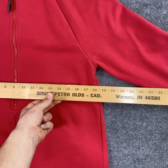 Fabletics Zaylee Funnel Neck II Tunic Sweatshirt Women's Medium Red Athleisure - Picture 7 of 10